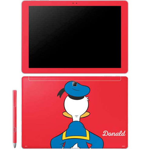 Disney Friends Donald Duck Backwards Galaxy Book 12in Skin